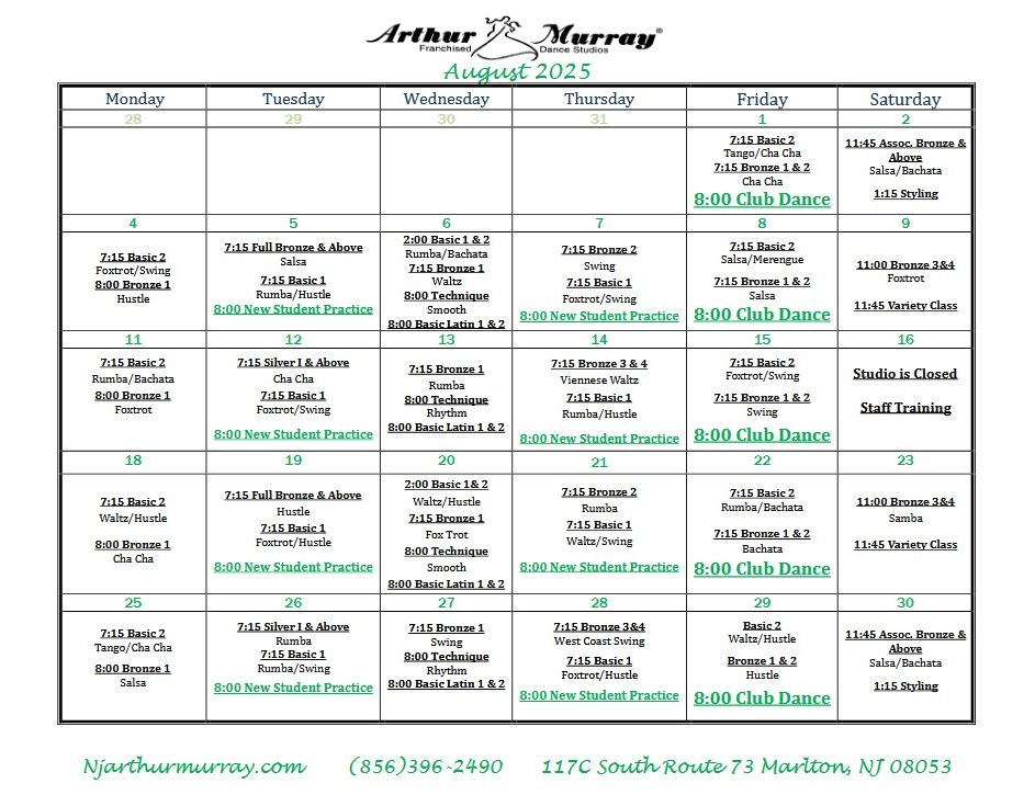 August 2025 Calendar
