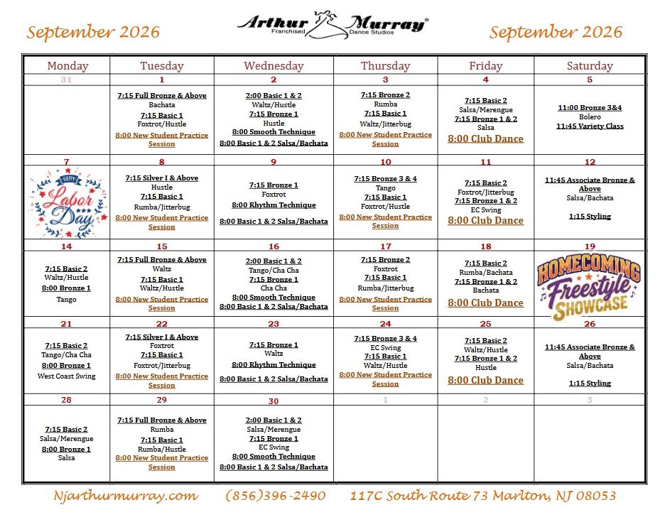 September 2026 Calendar